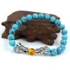 Jewelry Fashion Simple Volcanic Stone White Turquoise