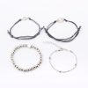 Map Opal Beads Peach Heart Chain Bracelet Four-piece Set