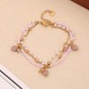 Titanium Steel Beaded Multi-layer Crystal Bracelet String