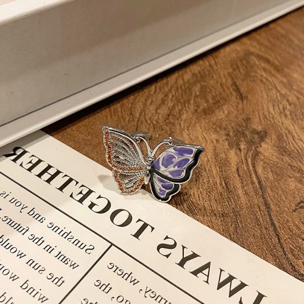 Creative New Chinese Butterfly Women's Ring