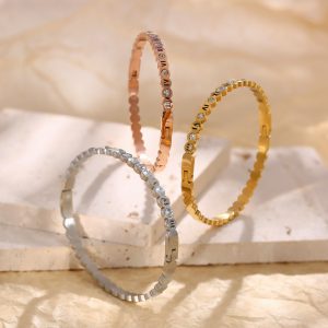 Trendy Fashion Titanium Steel Bracelet Korean Style