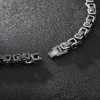 Stainless Steel Ornament Return Chain Titanium Steel Men's Necklace