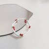 Fresh And Cute Bead Cherry Beaded Necklace