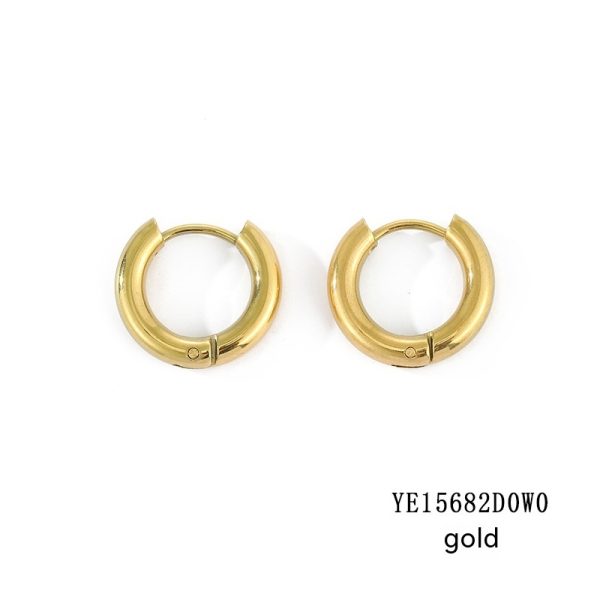 Classic Round Hoops Earrings