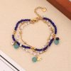 Titanium Steel Beaded Multi-layer Crystal Bracelet String