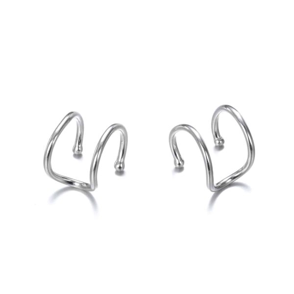 European And American 316 Stainless Steel Fashion Geometry Set Earrings