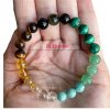 Unisex Natural Stone Citrine Dongling Stone Bracelet