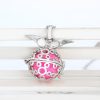 Multicolor Aromatherapy Ball Pendant Necklace Alloy