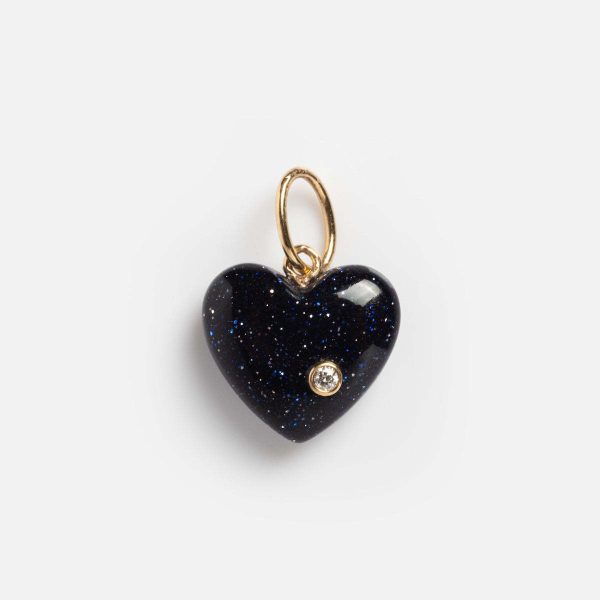 Love Natural Stone Pendant Color Ornament