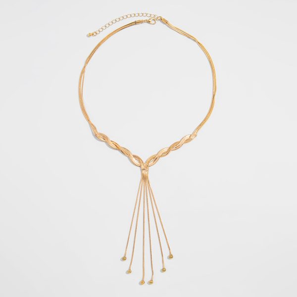 Simple Hip Hop Long Clavicle Chain