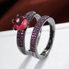 Affordable Luxury Copper Zircon Hollow Ring