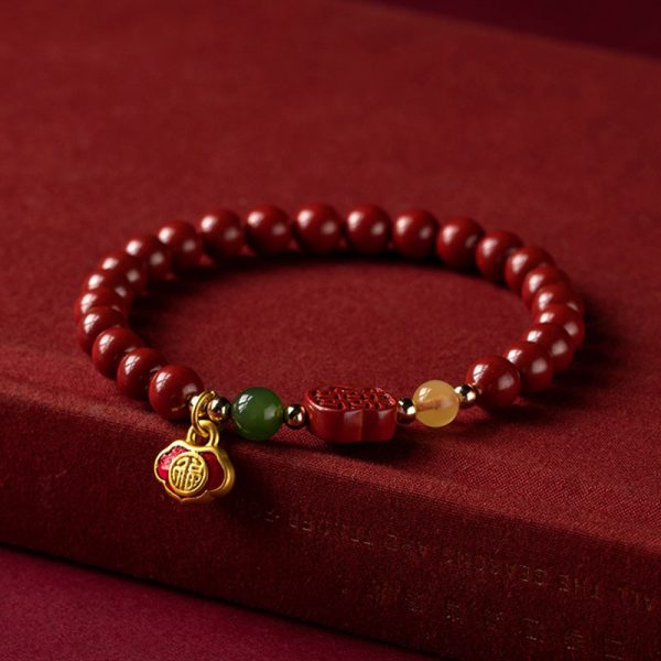 Raw Ore Emperor Sandstone Happy Eyebrow Bracelet For Women