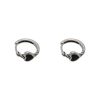 Circle Ear Clip Silver Needle Simple All-match Cold