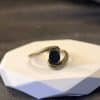 Brushed Diamond Colored Gems Zircon Ring Advanced Design Sense