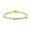 Geometric CZ Tennis Bracelet For Women Paved Different Shape
