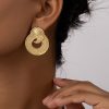 Fashion Simple Circle Earrings Women's Retro