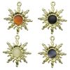 SUNFLOWER Alloy Drop Oil Small Pendant Creative Diy Bracelet Keychain Earrings Pendant