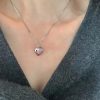 Strawberry Love Necklace Female S925 Sterling Silver