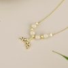 Women's 925 Sterling Silver Necklace Hetian Jade Clavicle Ins Style Fishtail Pendant