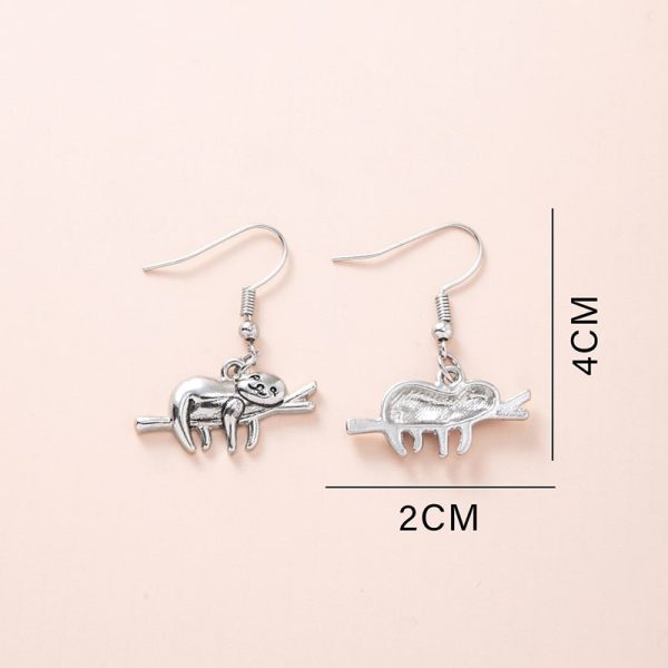 Cute Animal Sloth Drop Earrings