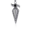 Nordic Retro Viking Text Stainless Steel Necklace