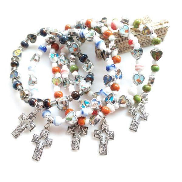 Simple Personality Color Ceramic Hollow Jewelry