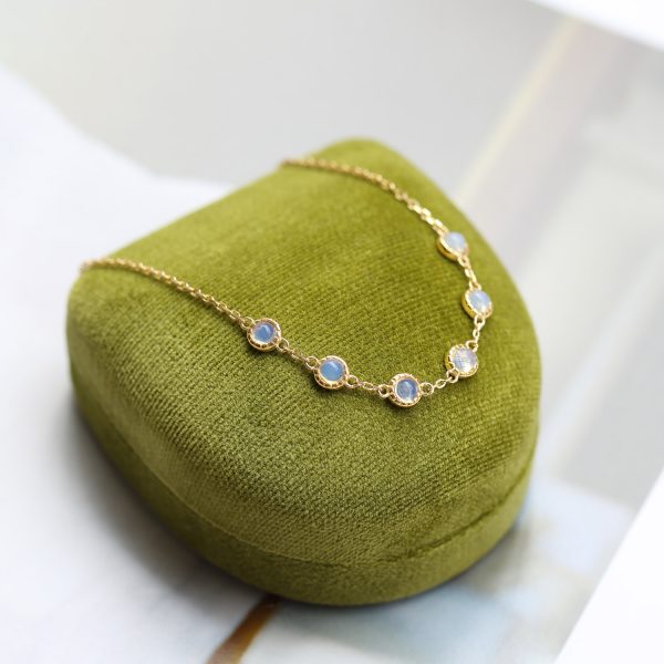 Glow Opal Adjustable 925 Sterling Silver Bracelet