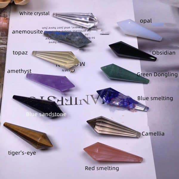 Energy Stone Natural Crystal Pendant