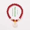 Natural Jinsi Jade Safety Buckle Bracelet