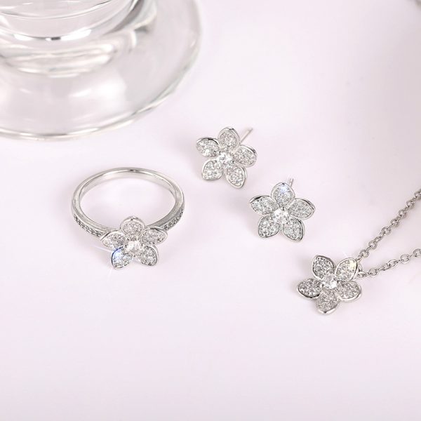 Flower Flower Set Of Ornaments Jewelry