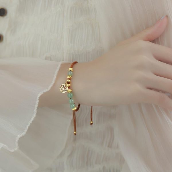 Telescopic Woven Hand Strap Trendy Bracelet