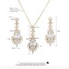 Lady Temperament Shining Zircon Necklace