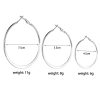 Fashion Big Circle Earrings Popular Simplicity