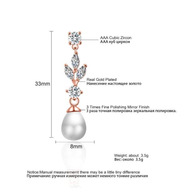 Women's Long Temperament Water Drop Eardrops