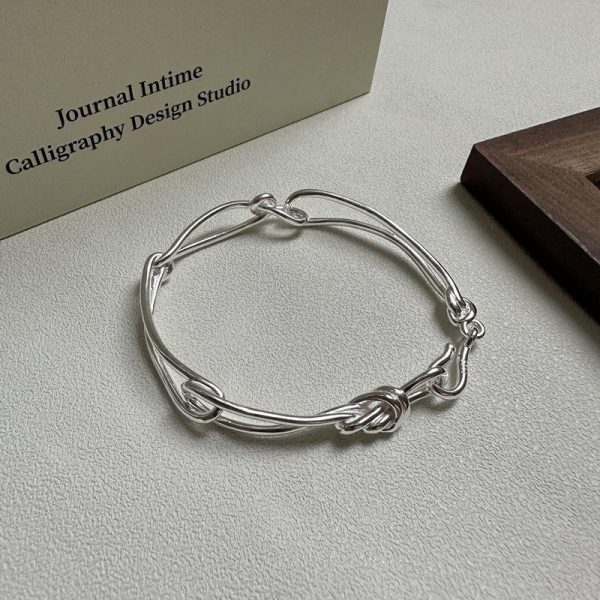 Hollow S925 Silver Plated Bracelet For Women