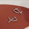Delicate Micro-set Zircon Mosquito Coil Painless Earrings