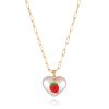 Temperament Girlish Heart Necklace FHearts Fruit Pendant