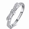 Exquisite Bow Rhinestone Zircon Crystal Ring