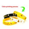 Little Bee Color Printing Cute Cartoon Pattern Silicone Bracelet