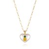 Temperament Girlish Heart Necklace FHearts Fruit Pendant