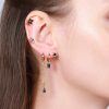 Ladies Fashion Molan Zircon Earrings Set