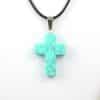 Fashion Natural Stone Cross Necklace