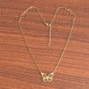 Simple Stainless Steel 18K Gold Plating Colorfast Hollow Turtle Necklace