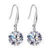 S925 Sterling Silver Zircon Ear Hook Women's Korean-style Fashion