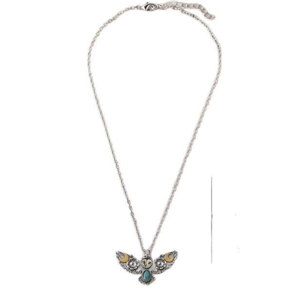 b50af226-88b6-4ebe-8e0b-ecd5883dd7e8.jpg Owl Flower Moon Turquoise Necklace For Women