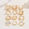 Personality Geometry Special-interest Design High-grade Ring