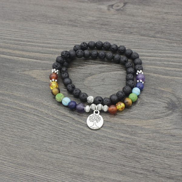 Fashion Jewelry 6MM Volcanic Stone Round Beads