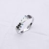 Women's All-match Fashionable Stainless Steel Leaf Diamond Bracelet