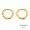 Classic Round Hoops Earrings