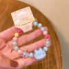 Cartoon Jelly Color Beaded Girl Bracelet